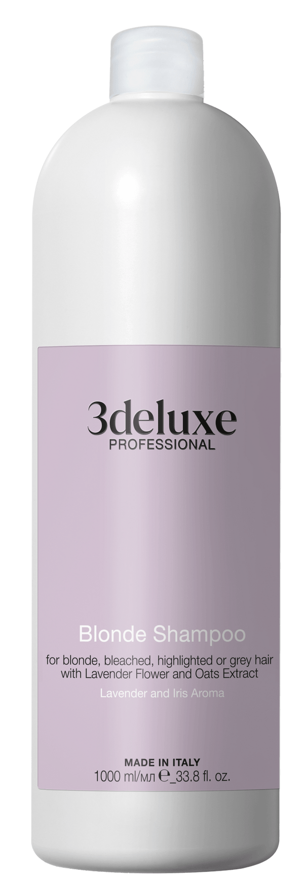 3deluxe Professional Blonde Shampoo 1000ml - Hairdressing Supplies