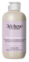 3deluxe Professional Blonde Shampoo 250ml - Hairdressing Supplies