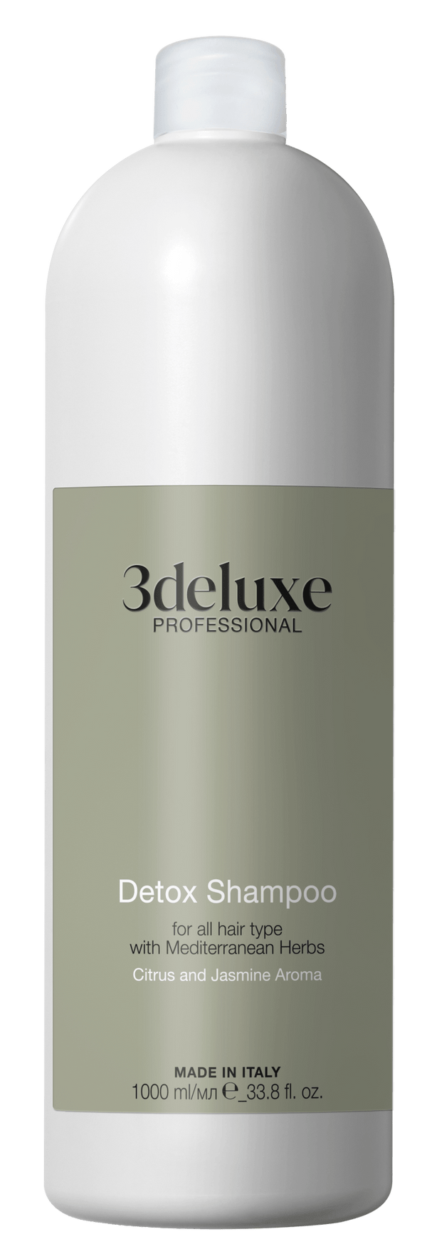 3deluxe Professional Detox Shampoo 1000ml - Hairdressing Supplies