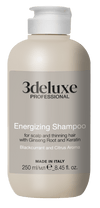 3deluxe Professional Energising Shampoo 250ml - Hairdressing Supplies