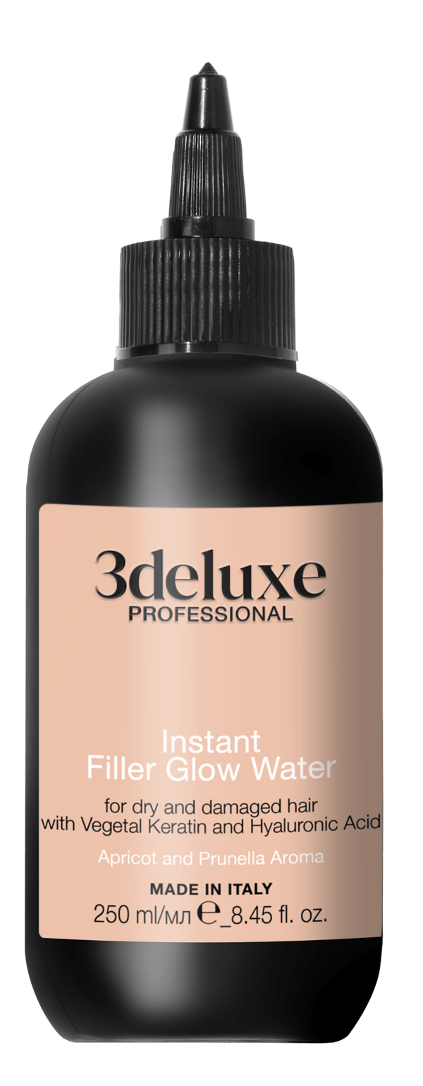 3deluxe Professional Filler Instant Glow Water 250ml - Hairdressing Supplies