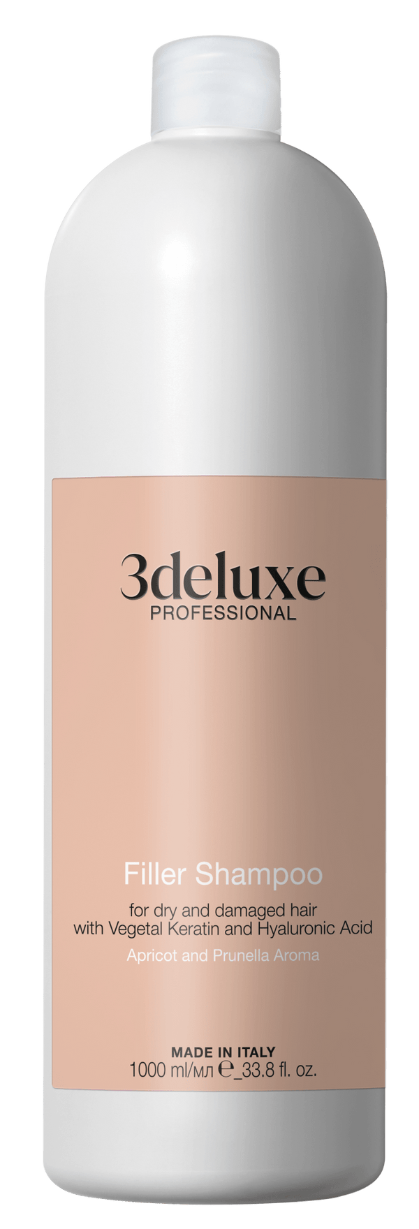 3deluxe Professional Filler Shampoo 1000ml - Hairdressing Supplies