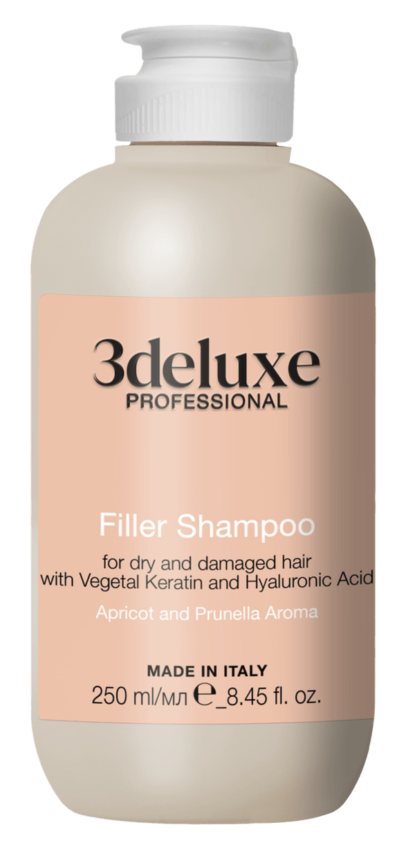 3deluxe Professional Filler Shampoo 250ml - Hairdressing Supplies