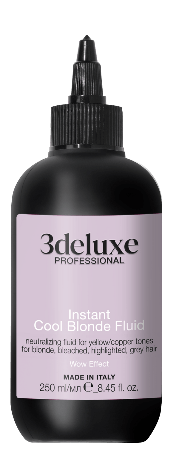 3deluxe Professional Insta Cool Blonde Fluid 250ml - Hairdressing Supplies