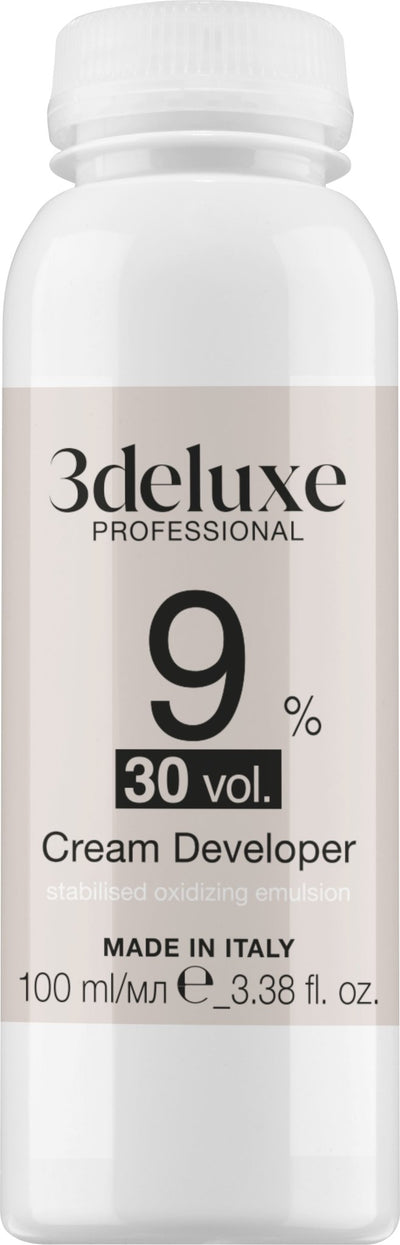 3deluxe Professional Professional Cream Peroxide Developer 100ml - Hairdressing Supplies