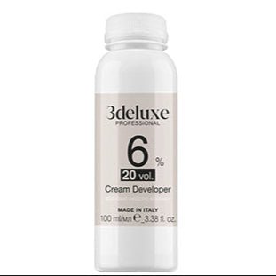 3deluxe Professional Professional Cream Peroxide Developer 100ml - Hairdressing Supplies