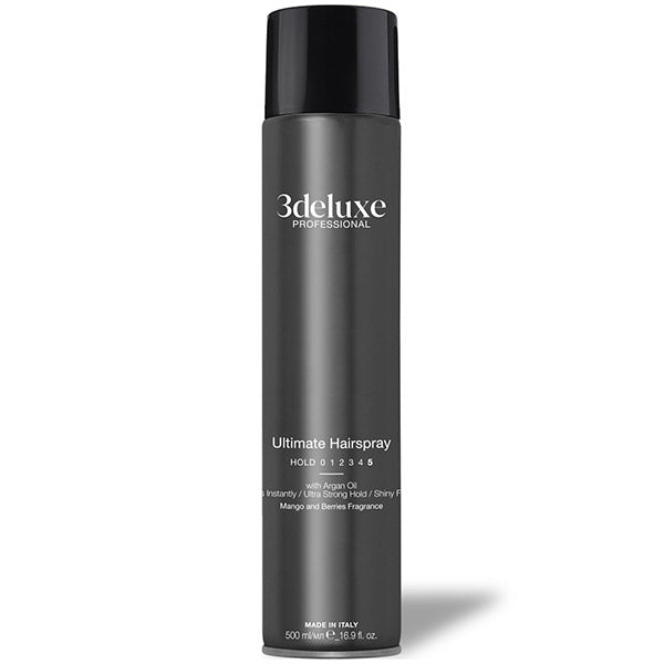 3deluxe Professional Ultimate Hairspray Extreme Hold 500ml - Hairdressing Supplies