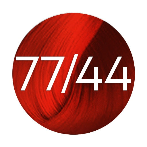 77/44 wella red hair dye