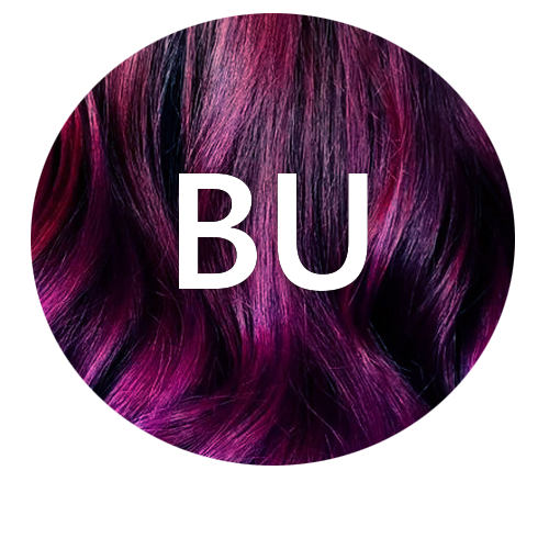 Burgundy BU hair colour swatch
