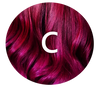 Cyclamen C hair colour swatch