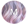 Marshmallow M hair colour swatch