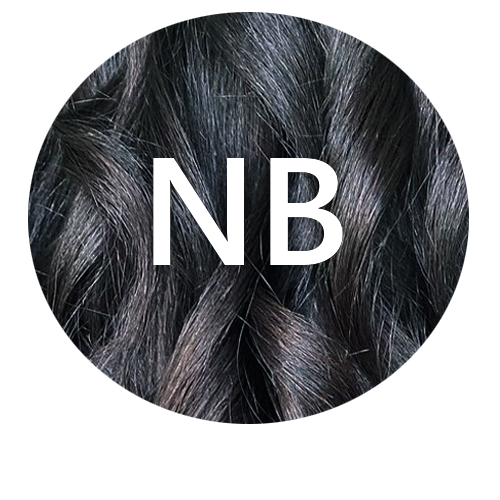 Natural Black NB hair colour swatch