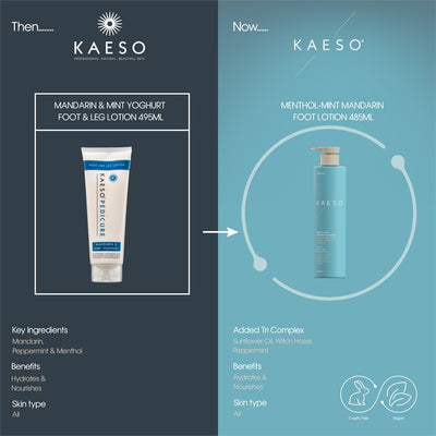 Kaeso Foot Care Menthol-mint + Mandarin Foot Lotion 485ml