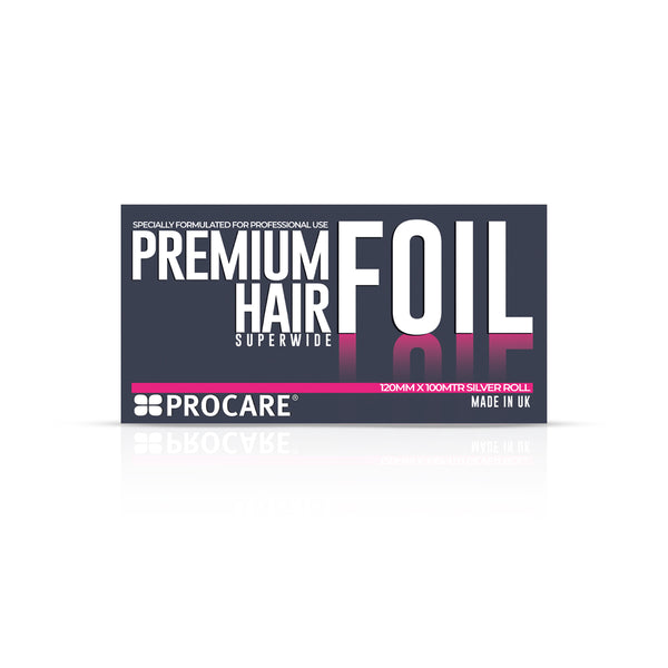 PROCARE PREMIUM SUPERWIDE SILVER HAIR FOIL ROLL 120MM X 100M