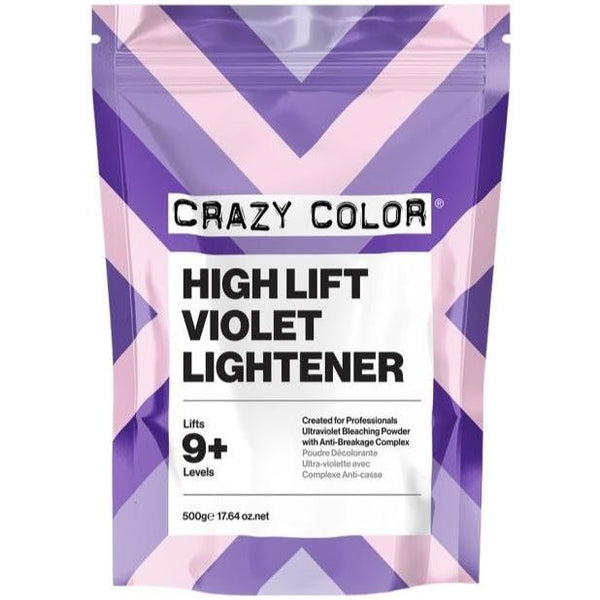Crazy Color HighLift Violet Lightener 500g - Hairdressing Supplies