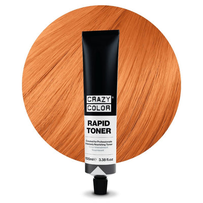 Crazy Color Rapid Toner 100ml - Blazing Copper