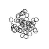 DMI Black Elastic Bands x250 - Black - Hairdressing Supplies