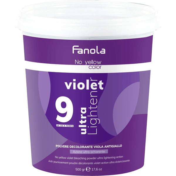 Fanola Color No Yellow 9 Tone Bleaching Powder - 500g - Hairdressing Supplies
