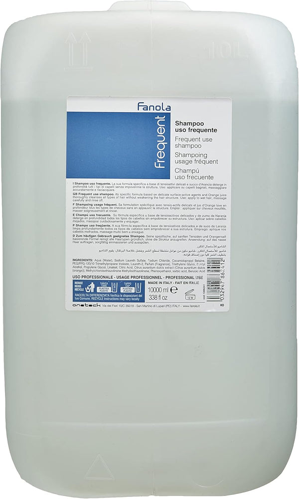 Fanola Frequent Shampoo 10 Litre - Hairdressing Supplies