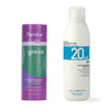 Fanola No Yellow Color Green Lightener + Fanola Color Peroxide 1000ml - 20 Vol - Hairdressing Supplies