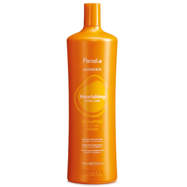 Fanola Wonder Nourishing Softness And Brightness Restructuring shampoo 1000 ML - Hairdressing Supplies