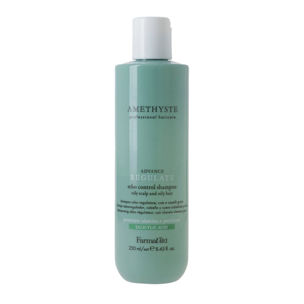 FarmaVita Amethyste Advance Regulate Sebo Control Shampoo 250ml - Hairdressing Supplies