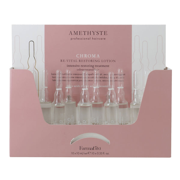 FarmaVita Amethyste Chroma Re - Vital Restoring Lotion 10x10ml - Hairdressing Supplies