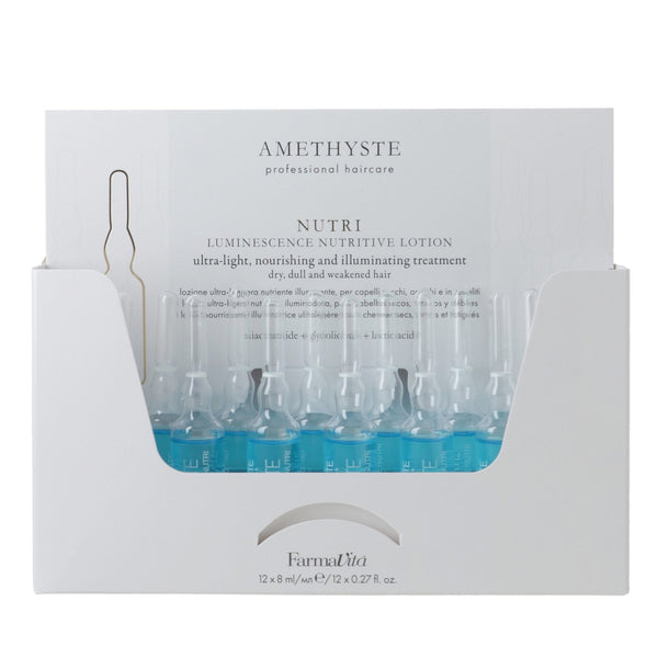 FarmaVita Amethyste Nutri Luminescence Nutritive Lotion 12x8ml - Hairdressing Supplies