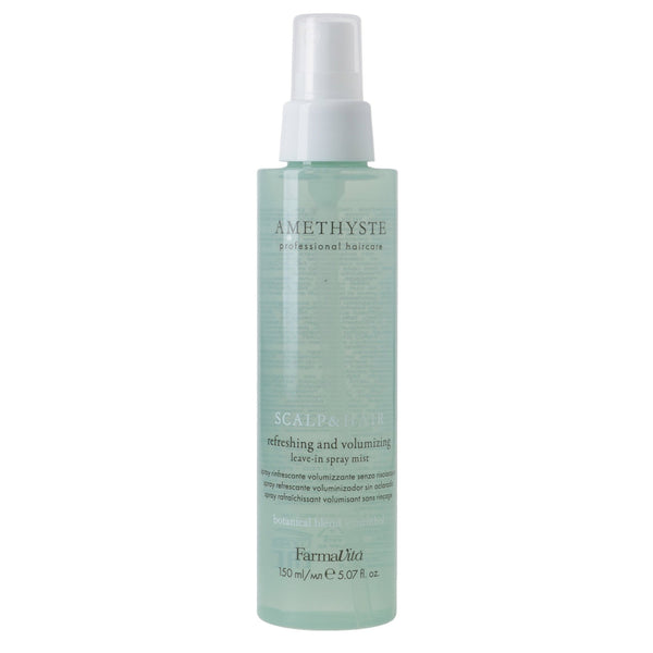 FarmaVita Amethyste Scalp & Hair Refreshing and Volumisizing Leave - In Spray Mist 150ml - Hairdressing Supplies