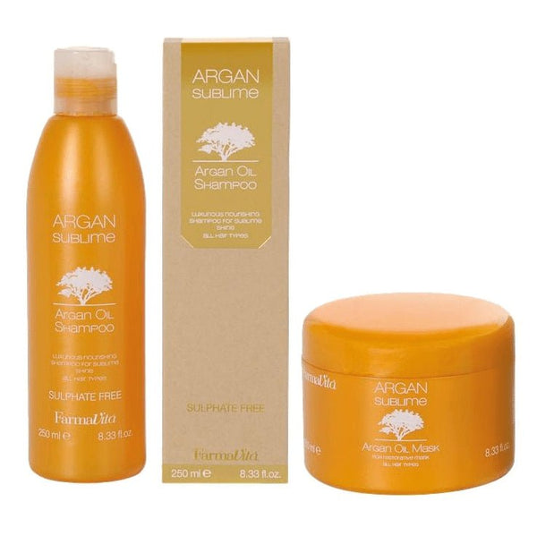 FarmaVita Argan Sublime Shampoo + Mask 250ml - Hairdressing Supplies