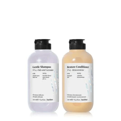 FarmaVita Back Bar Gentle Shampoo No.03 + Conditioner No.07 250ml - Hairdressing Supplies