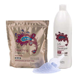 FarmaVita Bleaching Bundle Life Blue Powder + Life 6% Cream Developer 1000ml