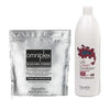 FarmaVita Bleaching Bundle Omniplex Bleach Powder + Life 6% Cream Developer 1000ml - Hairdressing Supplies