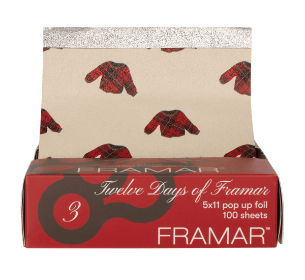 Framar Advent Calendar - 12 Days of Pop - Ups Limited Edition 12x100 sheets 5x11" - Hairdressing Supplies