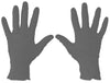 Gloves Nitrile Powder Free - Black x100 - Hairdressing Supplies