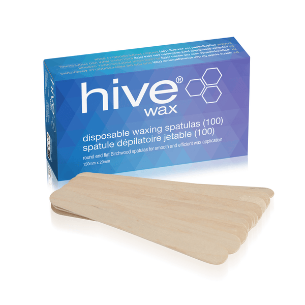 Hive Disposable Wooden Spatulas pack of 100 - Hairdressing Supplies