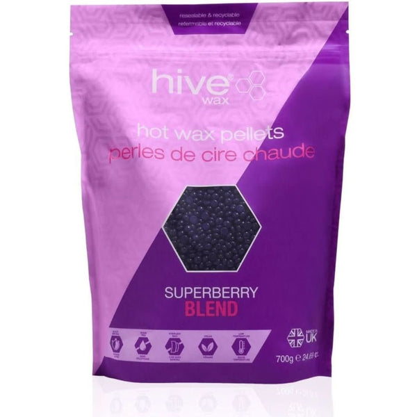 Hive Superberry Hot Wax Pellets 700 Grams - Hairdressing Supplies