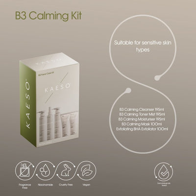Kaeso Beauty B3 Calming Gift Box - Hairdressing Supplies