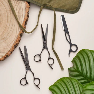 Leaf Complete Black Edition Set 5 Inch - Hairdressing Supplies