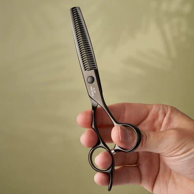 Leaf The Black Edition Scissor 5 Inch - Hairdressing Supplies