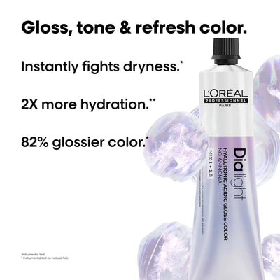 L'Oreal Professionnel Ammonia Free Dia Light Semi Permanent Colour 60ml - Hairdressing Supplies