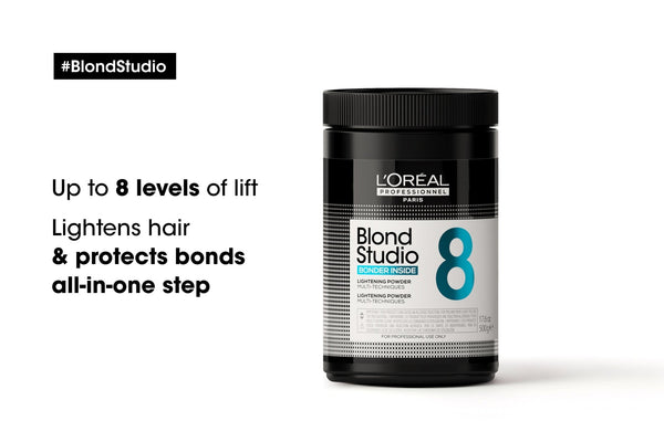 L'Oreal Professionnel Blond Studio 8 Bonder Inside Bleach 500g - Hairdressing Supplies