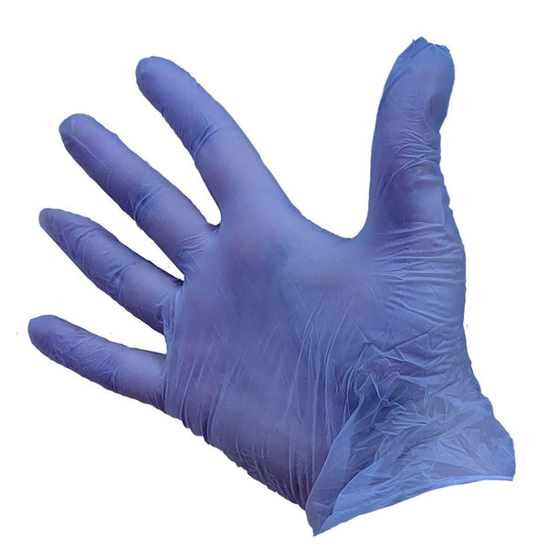 Nitrile Blue Powder Free Gloves x100 - Hairdressing Supplies