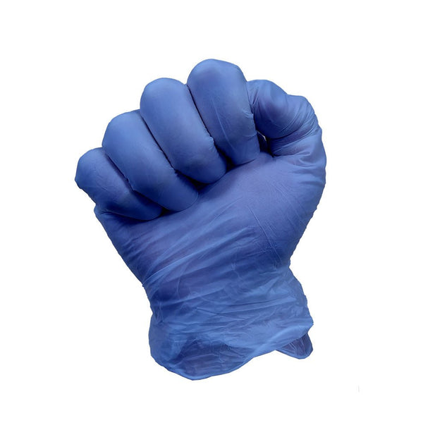 Nitrile Blue Powder Free Gloves x100 - Hairdressing Supplies