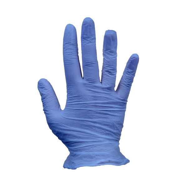 Nitrile Blue Powder Free Gloves x100 - Hairdressing Supplies
