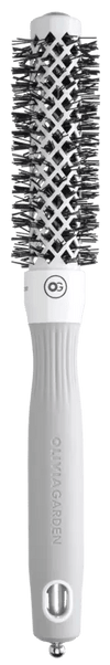 Olivia Garden - Expert - Blowout Shine - White & Grey - 20mm - Hairdressing Supplies