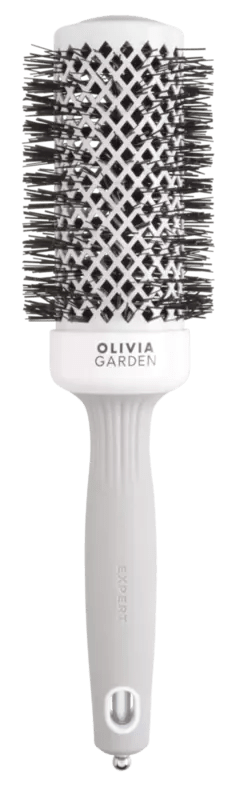 Olivia Garden - Expert - Blowout Shine - White & Grey - 45mm - Hairdressing Supplies