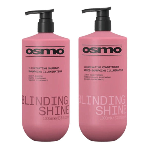 Osmo Blinding Shine Shampoo + Conditioner 1000ml - Hairdressing Supplies