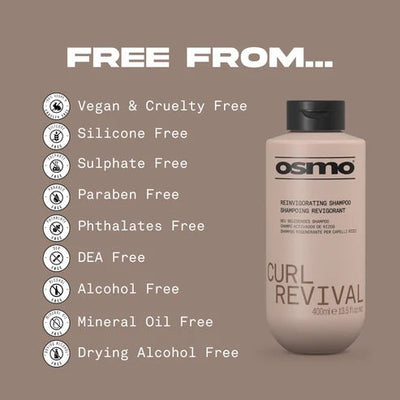 Osmo Curl Revival Reinvigorating Shampoo 400ml - Hairdressing Supplies