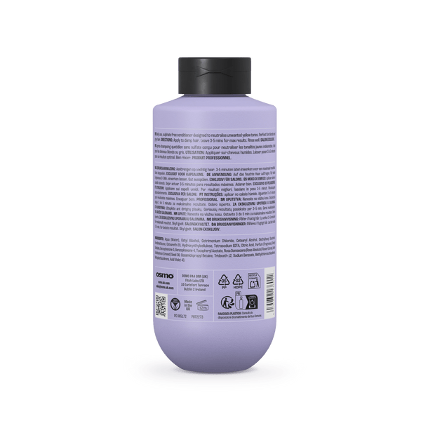 Osmo Daily Blonde Silverising Conditioner 400ml - Hairdressing Supplies